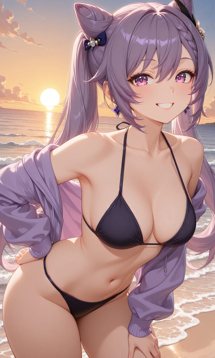 keqing bikini