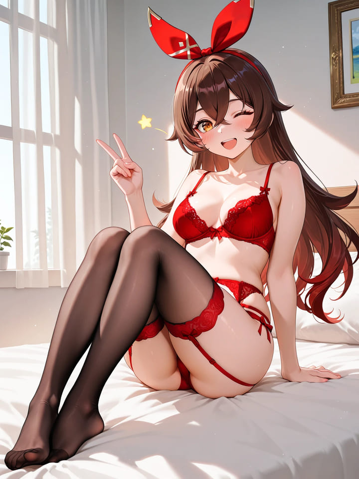 ảnh genshin amber bunny