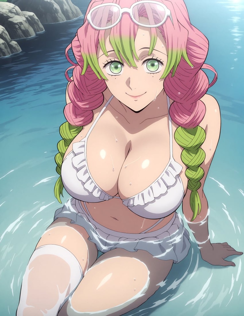 Kanroji Mitsuri bị đụ mạnh với biểu cảm ahegao Demon Slayer hentai