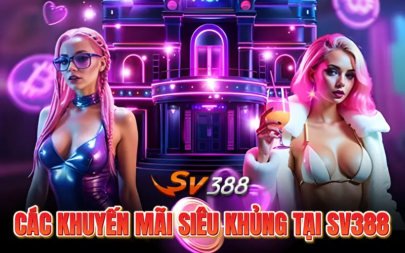 Các khuyến mãi siêu khủng tại SV388