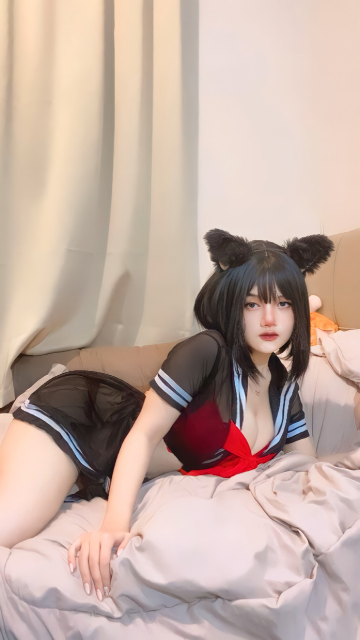 ảnh mèo hầu gái cosplay