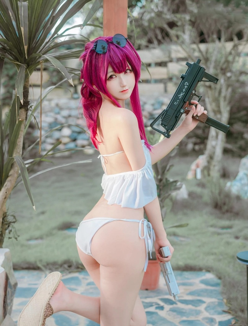 Ảnh Cosplay Kafka R34 full body view nude hoàn hảo