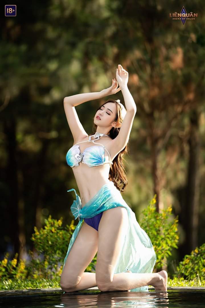 Cosplay Lauriel Tiệc bãi biển (4)