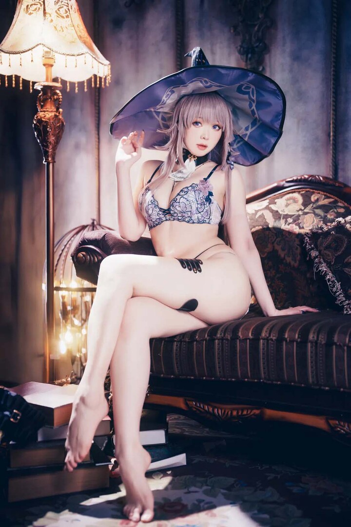 ảnh cosplay the herta sexy