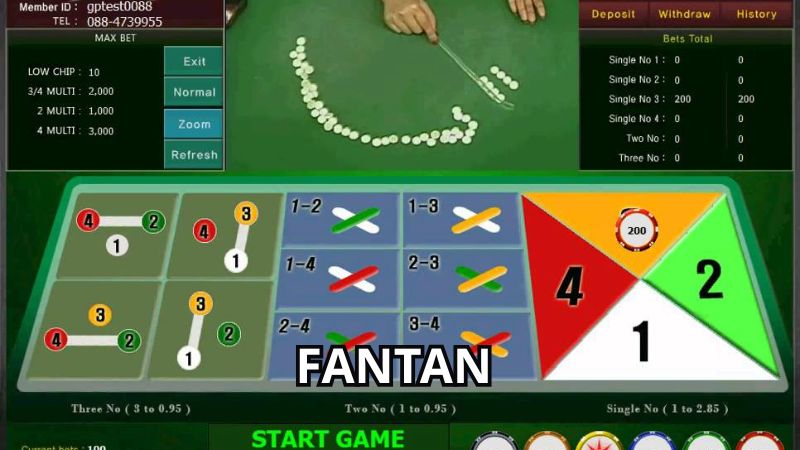 Fantan là trò chơi thế nào
