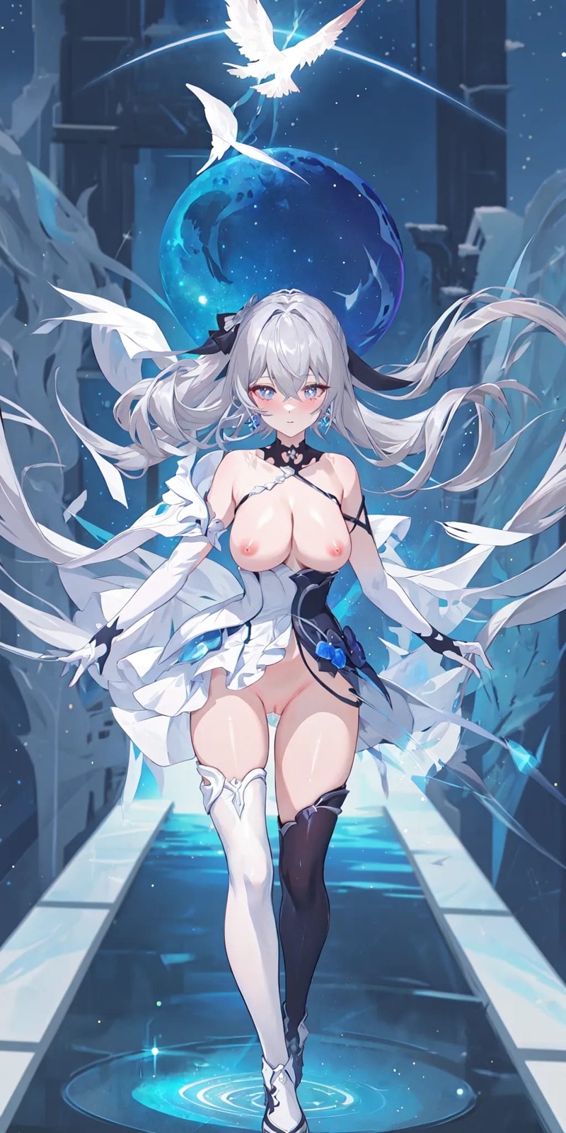 Ảnh Hentai Bronya tự sướng ngón tay thọc lồn