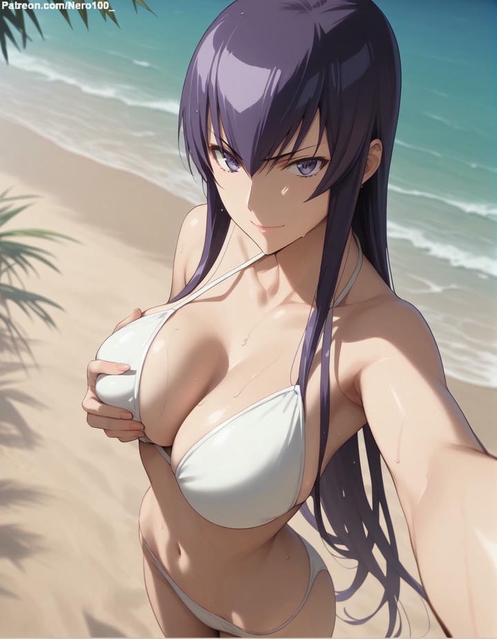 busujima saeko bikini