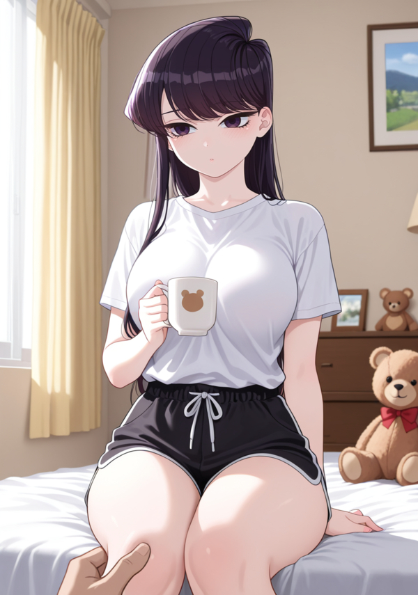 Hình ảnh nhân vật Komi Shouko trong anime nổi tiếng