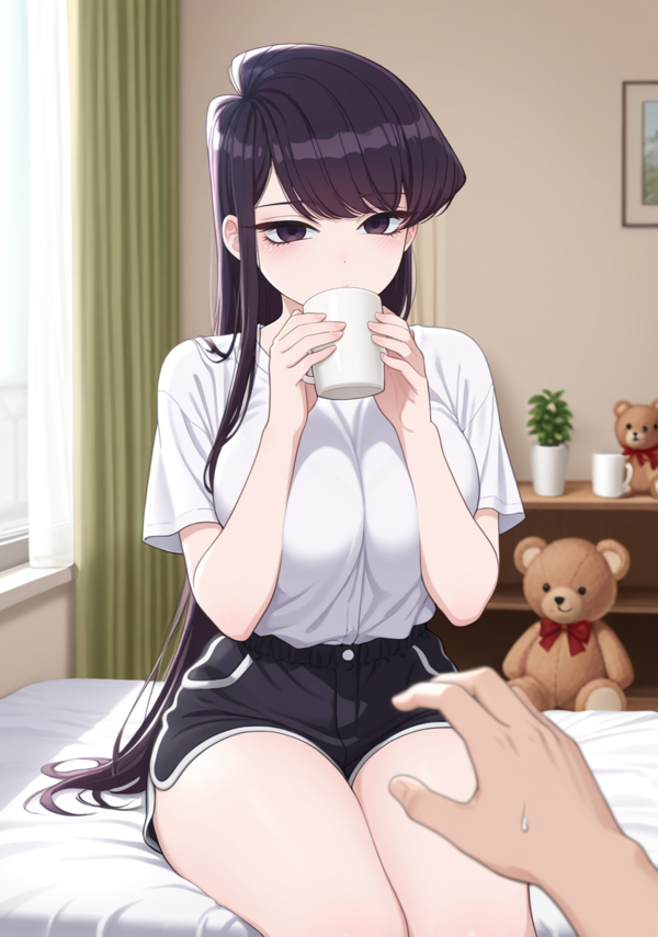 Komi Shouko cùng phong cách minh họa anime độc đáo