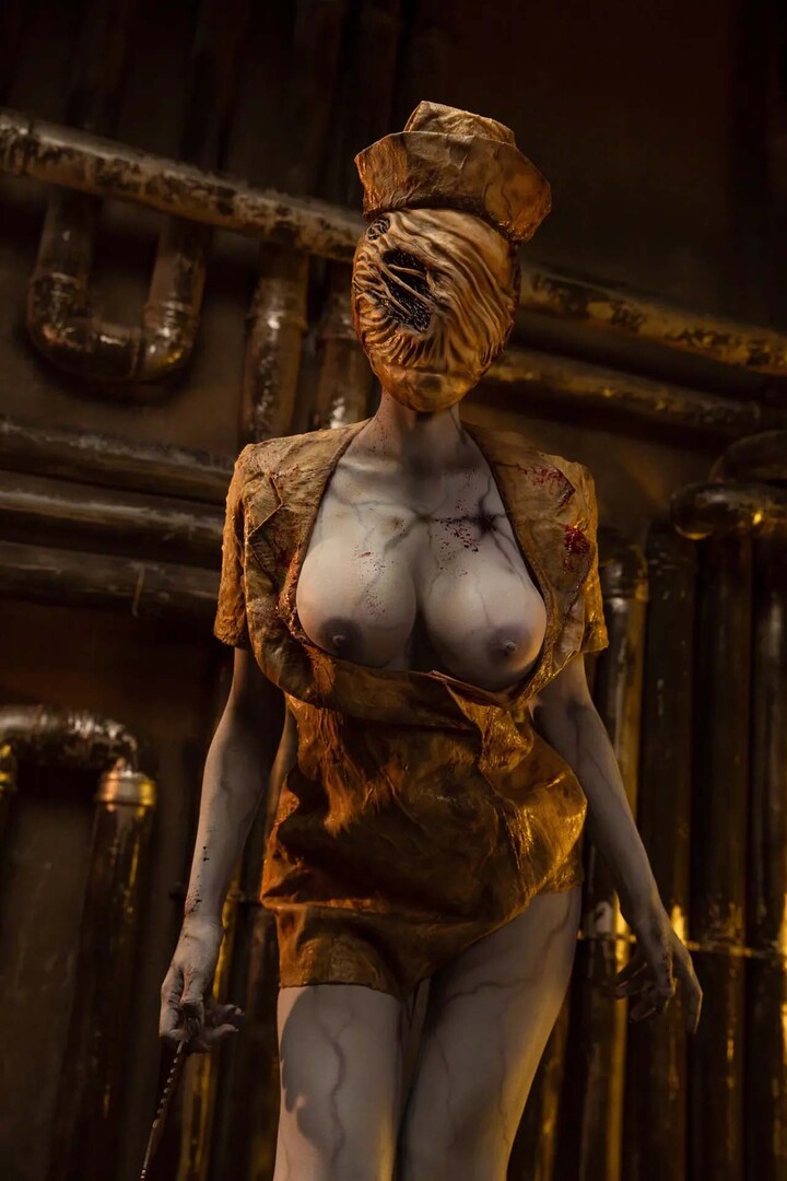 cosplay Y tá Bong Bóng Silent Hill 2 Nsfw (17)