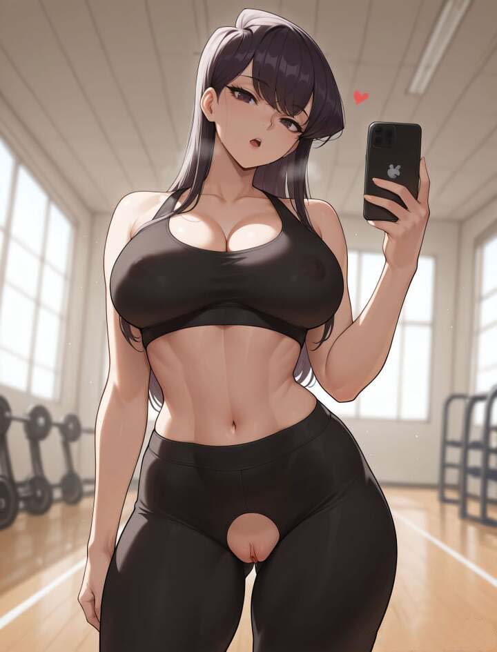 komi shouko swimsuit hentai