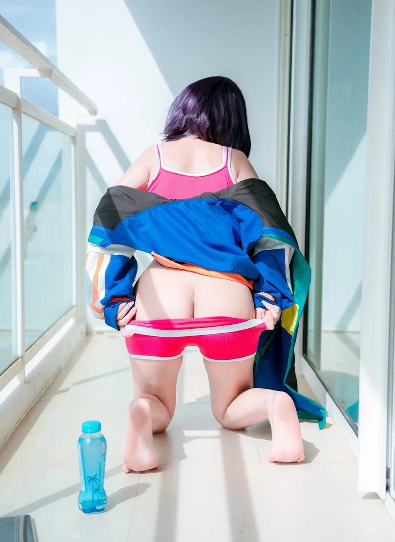 Ảnh Cosplay Shizuka Mikazuki riding position cu cứng ngựa