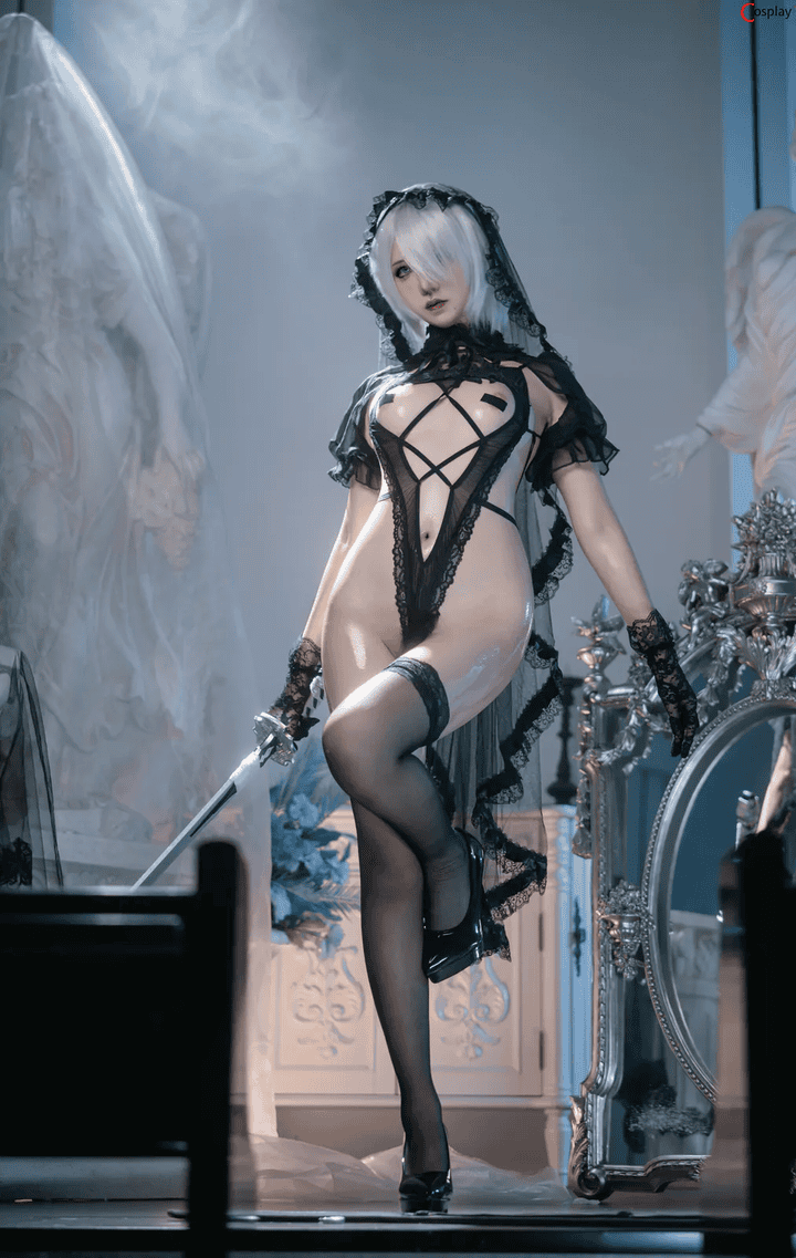 cosplay cô dâu sexy