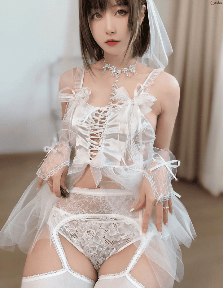 transparent bride cosplay