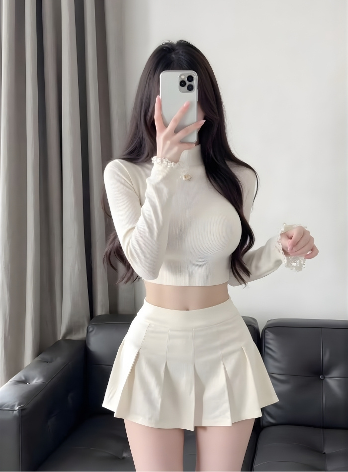 ảnh gái váy ngắn mùa hè