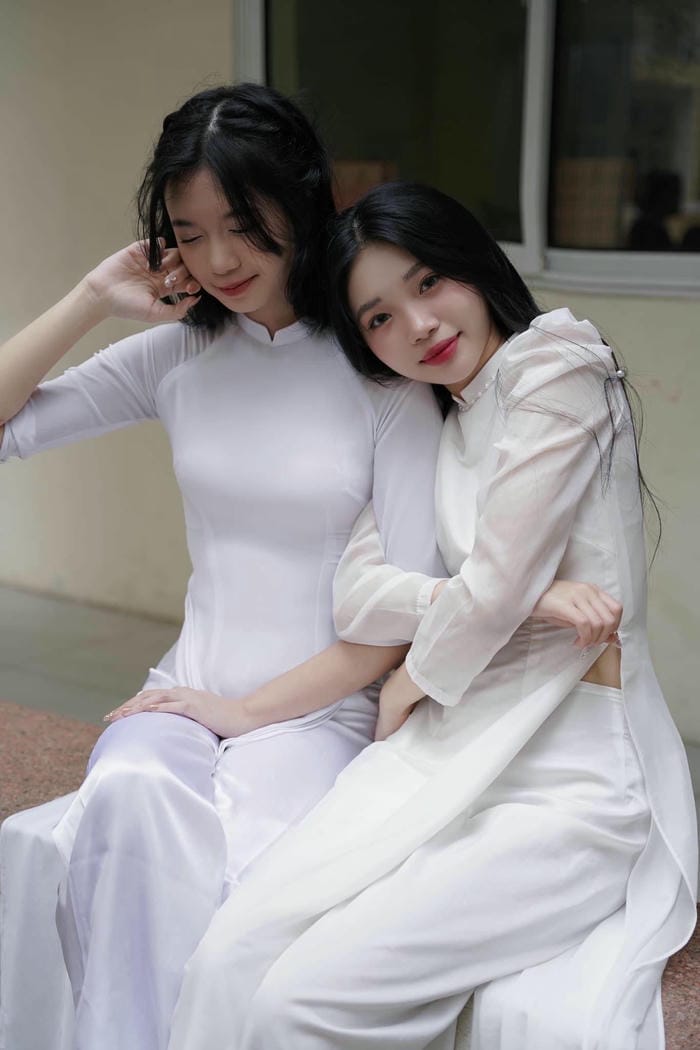 áo dài ngày hội học sinh