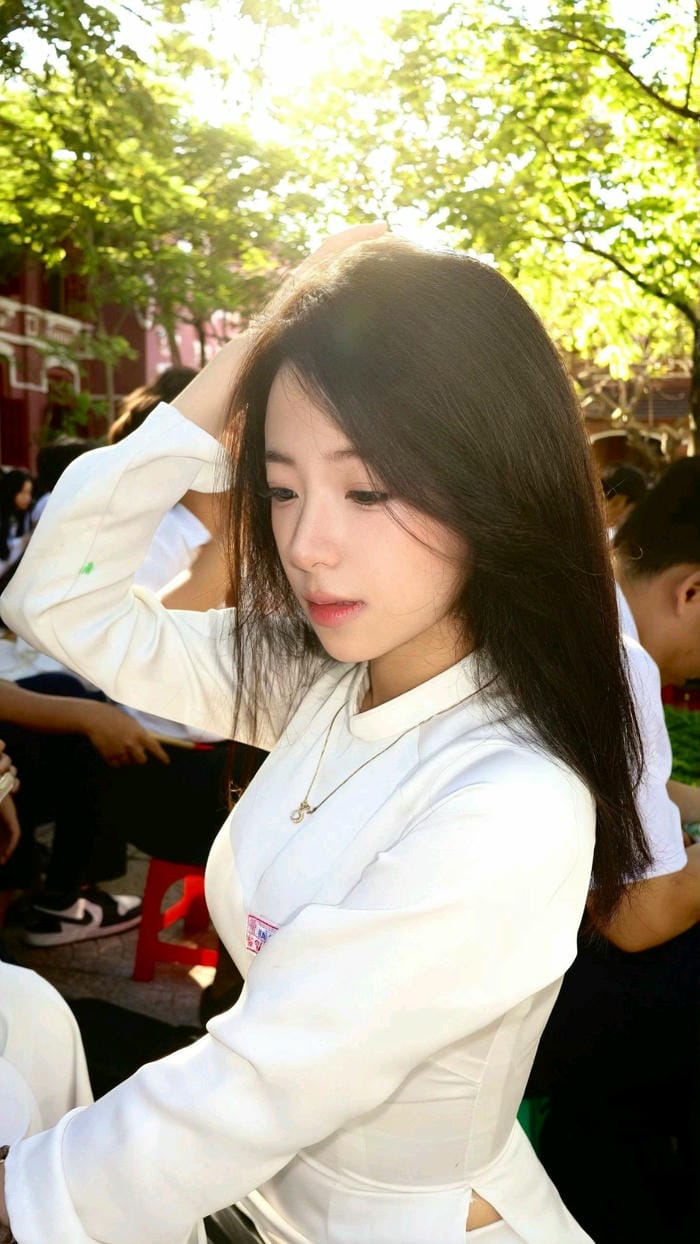 áo dài nữ sinh style