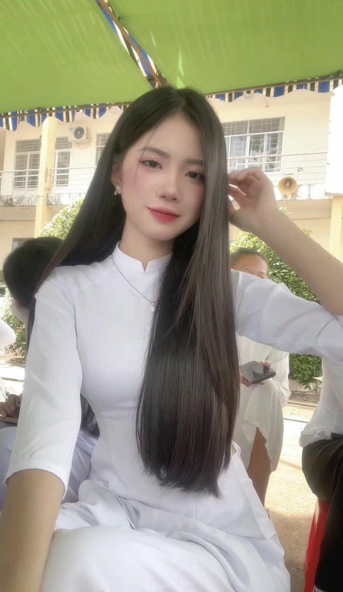 áo dài nữ sinh vintage