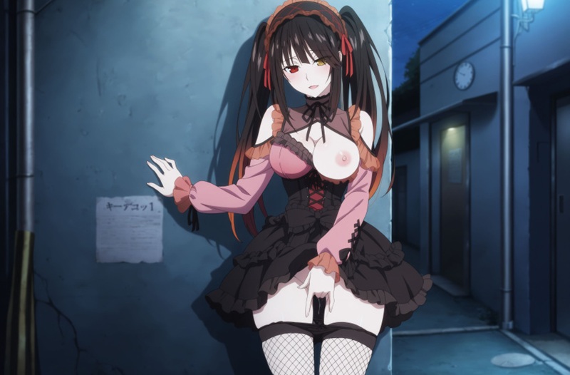 Tokisaki Kurumi bị bắn tinh đầy mặt