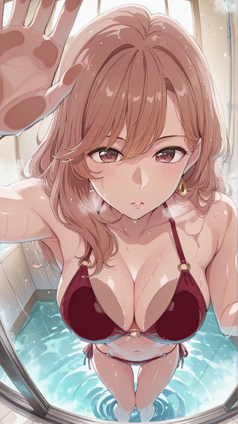 Ảnh gái anime to tròn pose nude gợi tình