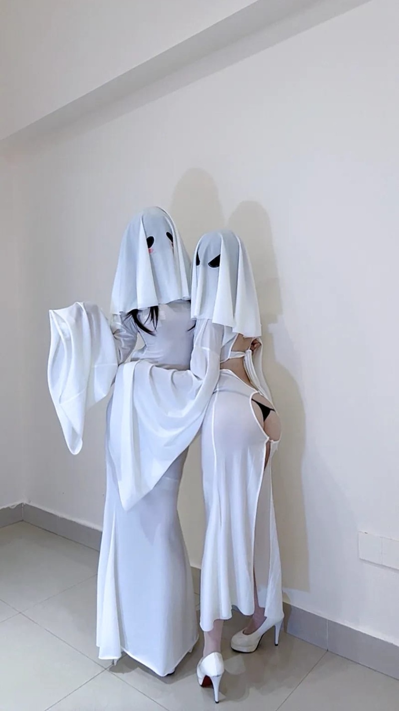 Ảnh Cosplay Ma Nữ Áo Trắng bú cặc ma quái