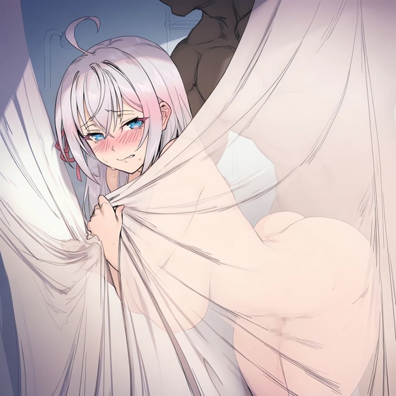 Hentai Alya pose squatting lộ rõ chi tiết