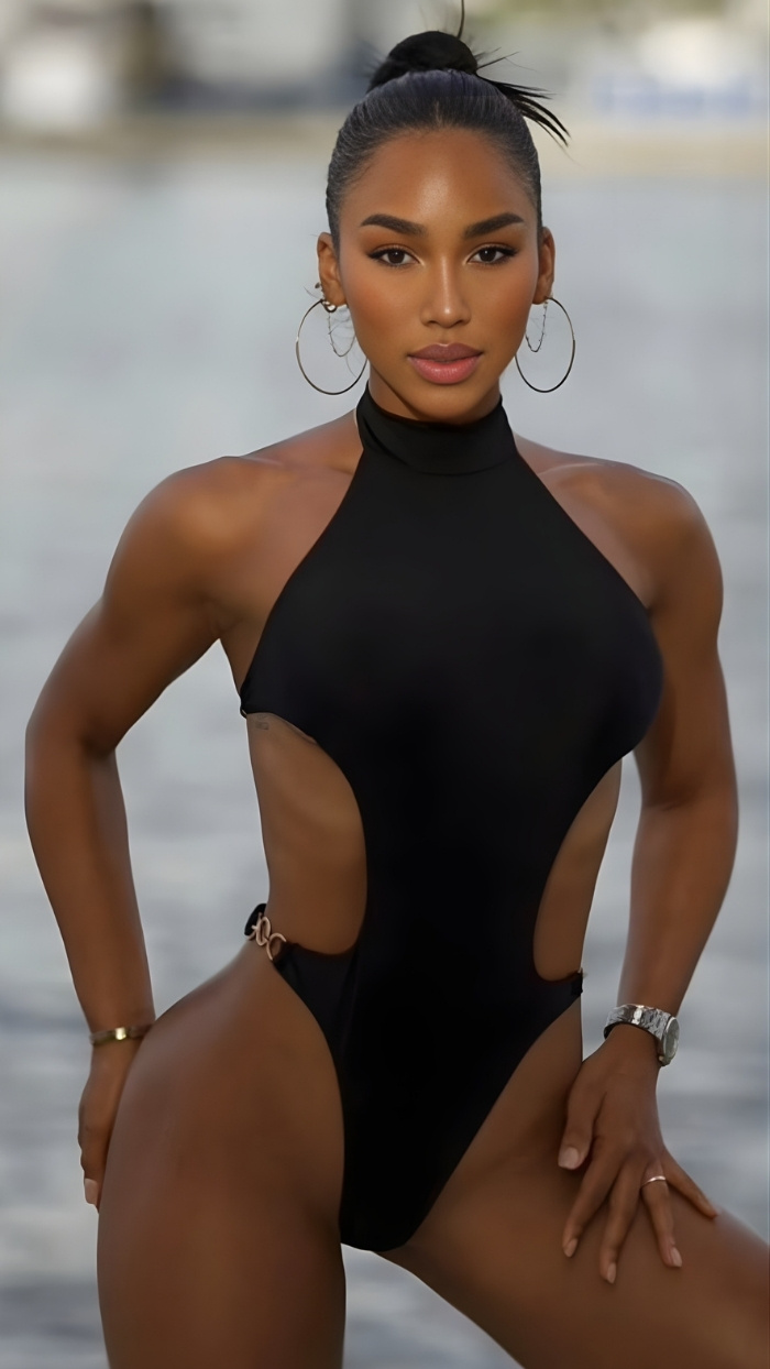 black girl bikini fashion – gái da đen