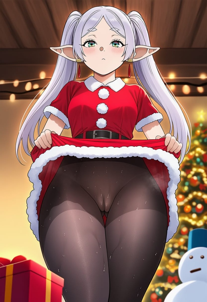 Hentai Frieren ahegao nhẹ nhàng mắt tím lim dim