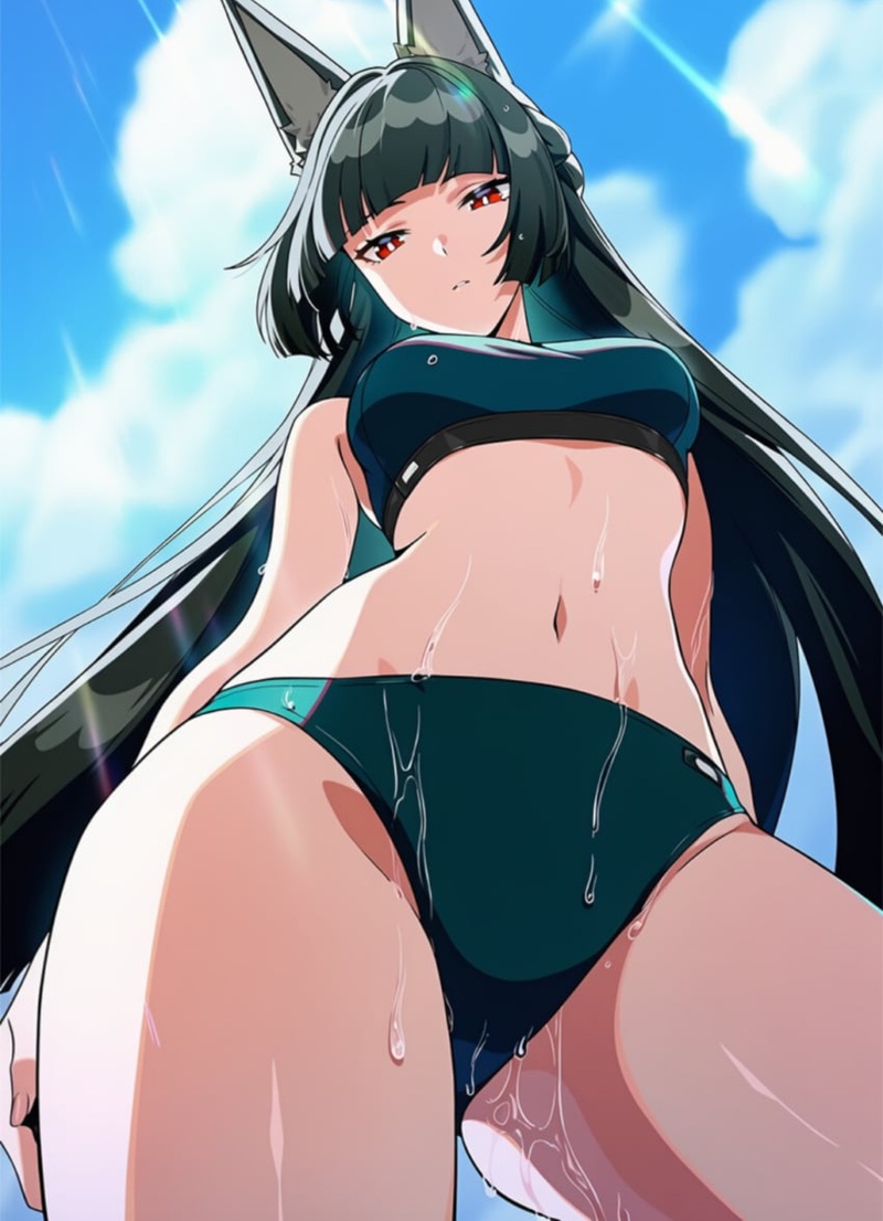 Demon girl Hoshimi Miyabi hentai 18+ với tư thế nóng bỏng