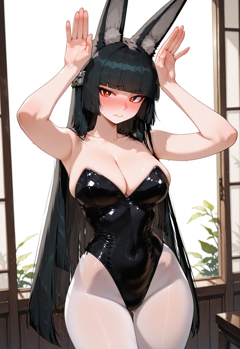 Succubus anime Miyabi với đuôi và sừng đầy mê hoặc