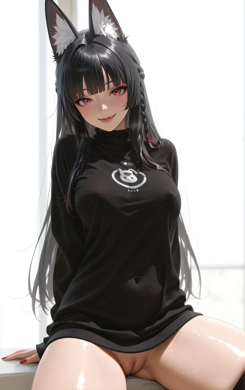 Thân thể gợi tình Hoshimi Miyabi dưới dạng succubus hentai