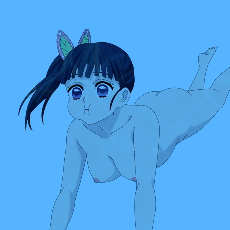 Kanao hentai pose chân cao nhẹ nhàng gợi tình