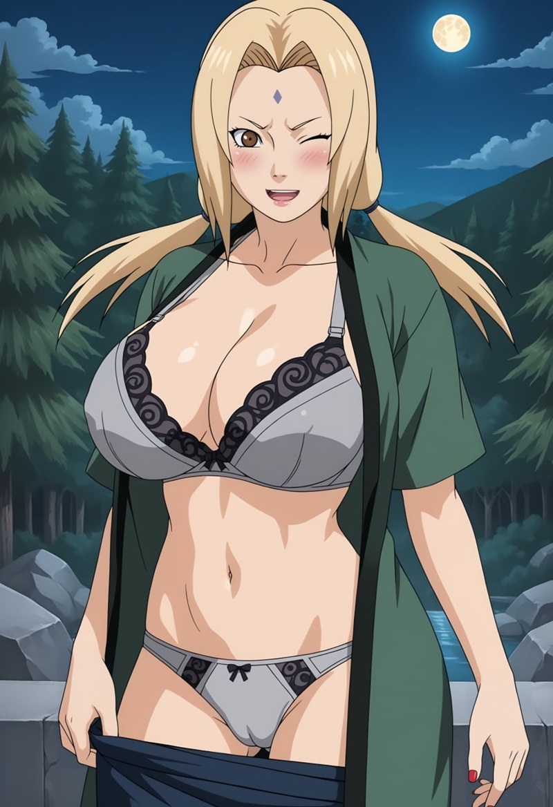 Tsunade hentai body gợi cảm với cặp mông to căng mọng