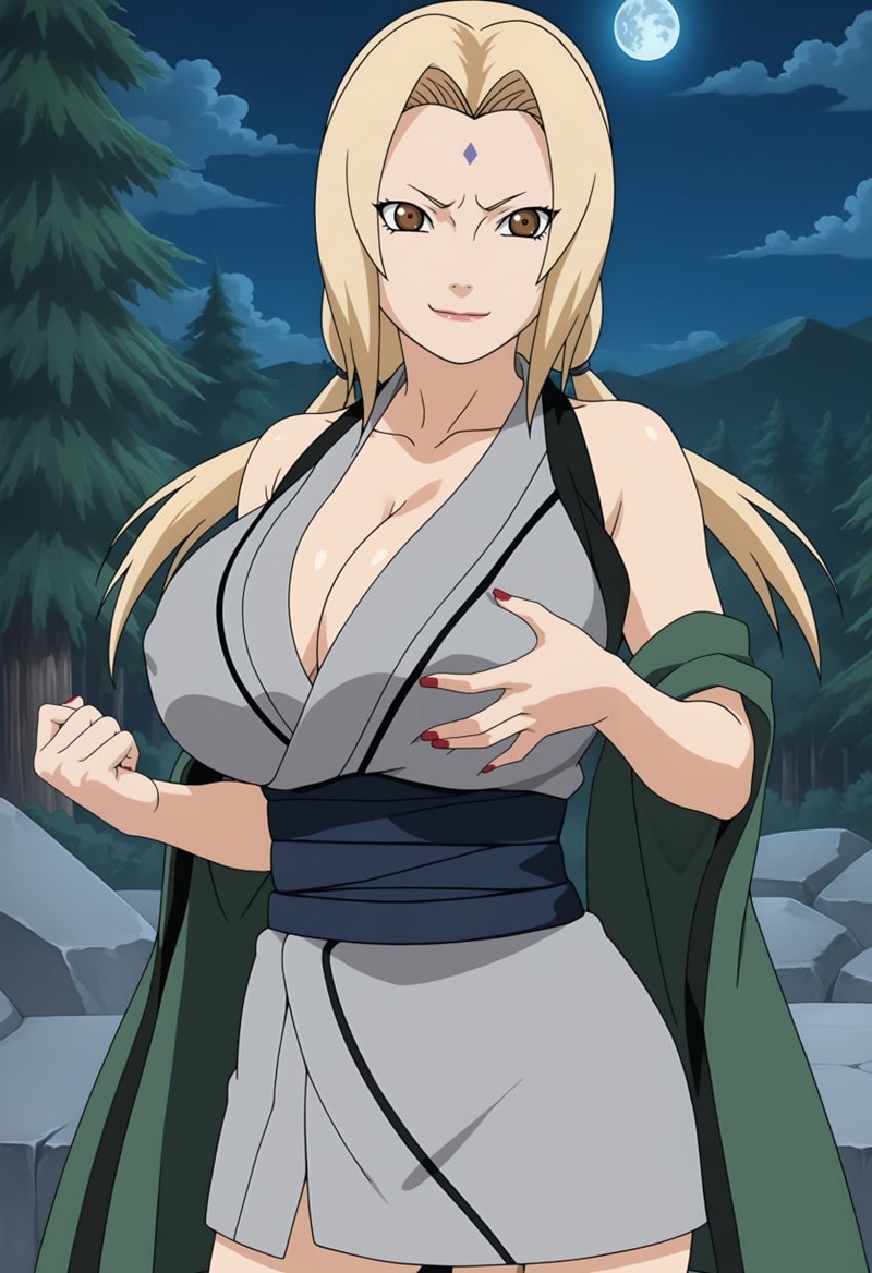 Tsunade milf hentai vú to bị bóp nắn dâm đãng