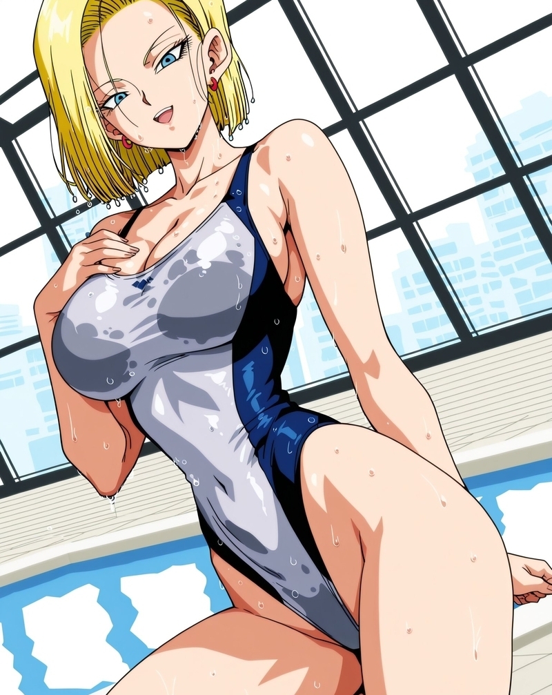 Android 18 trong các tác phẩm fanart sáng tạo