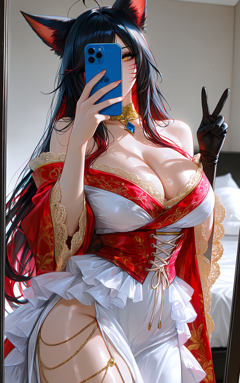 Ảnh Ahri Hentai đẹp mắt cho bộ sưu tập hình nền anime Ahri