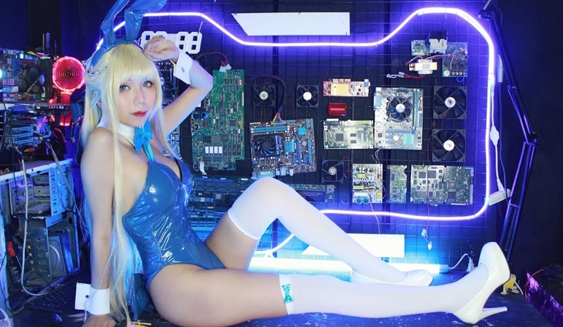 Ảnh Cosplay Asuma Toki Bunny R34 facial cumshot tinh trắng
