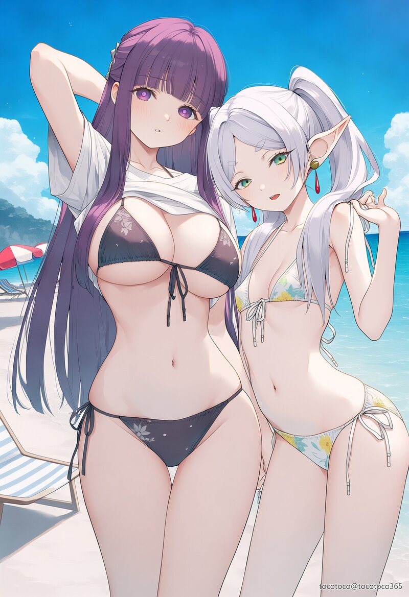 Ảnh Fern hentai khoe vú hồng 1