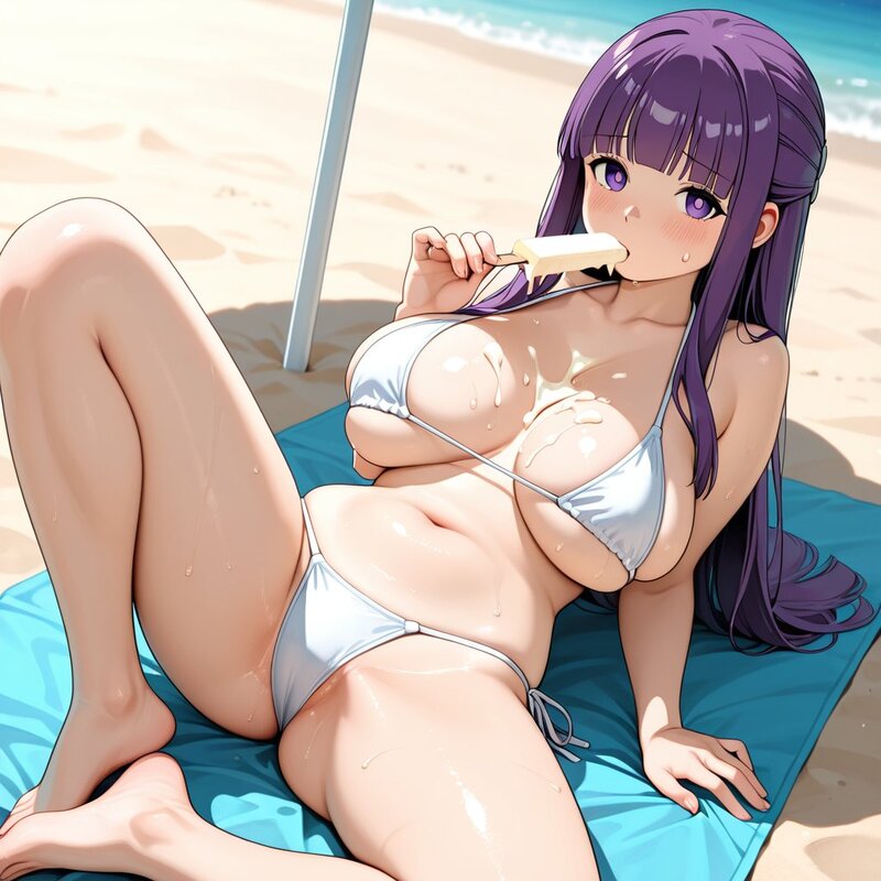 Ảnh Fern hentai khoe vú hồng 12