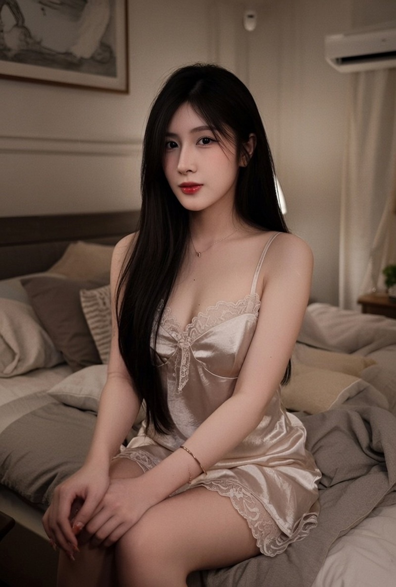 Ảnh gái mặc đồ ngủ dáng người dâm