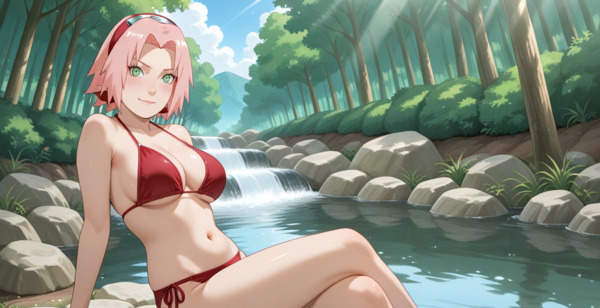 Ảnh nhân vật Sakura Haruno cùng phong cách anime đặc sắc