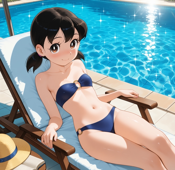 Hình ảnh cô giáo Shizuka Hiratsuka với thần thái tự tin