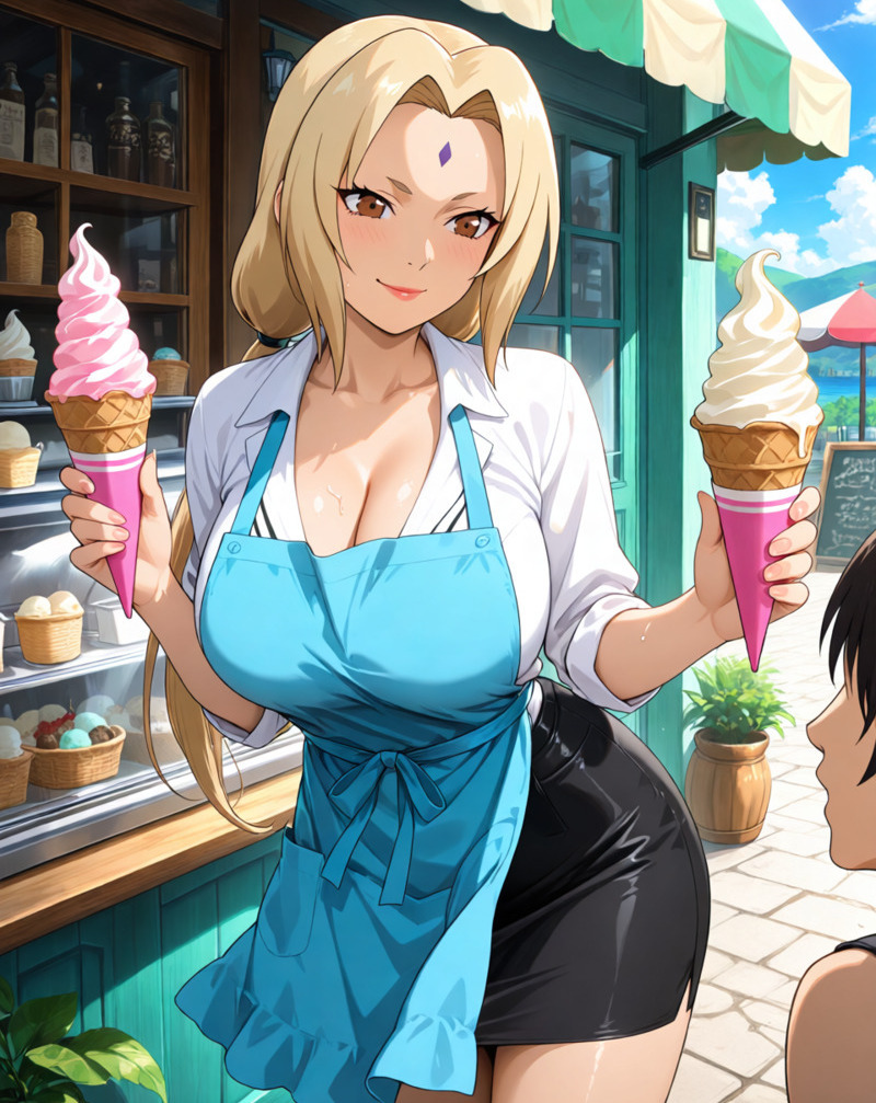 Ảnh nhân vật Tsunade cùng phong cách anime đặc sắc