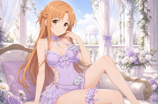 Yuuki Asuna trong tạo hình nữ kiếm sĩ anime nổi tiếng
