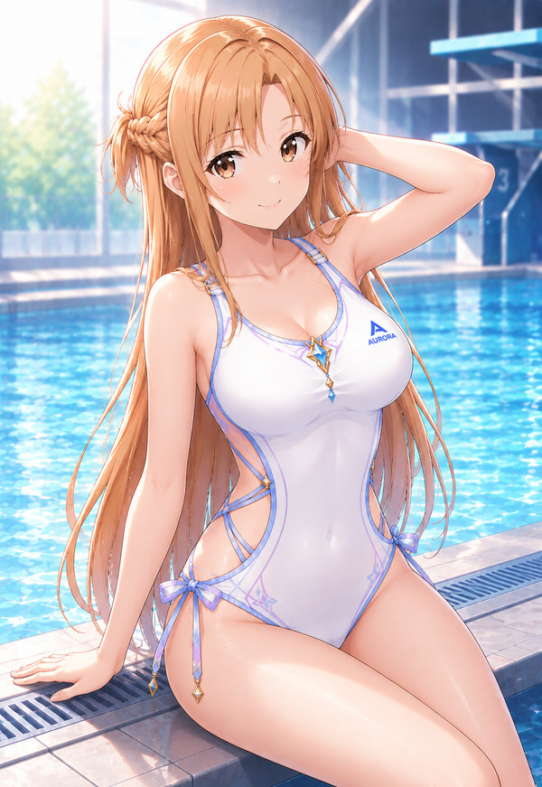 Hình ảnh Yuuki Asuna trong bộ anime Sword Art Online