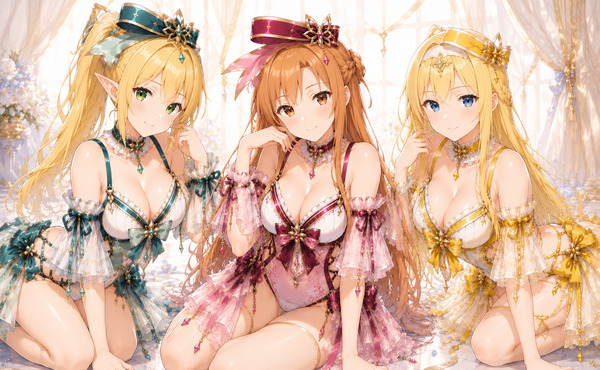 Ảnh nhân vật Yuuki Asuna cùng phong cách anime ấn tượng