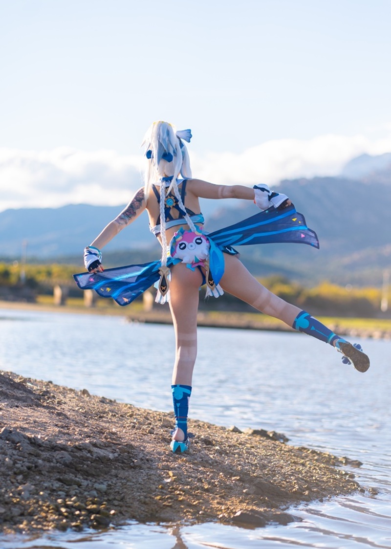 Ảnh Cosplay Mualani R34 cosplay khiêu dâm
