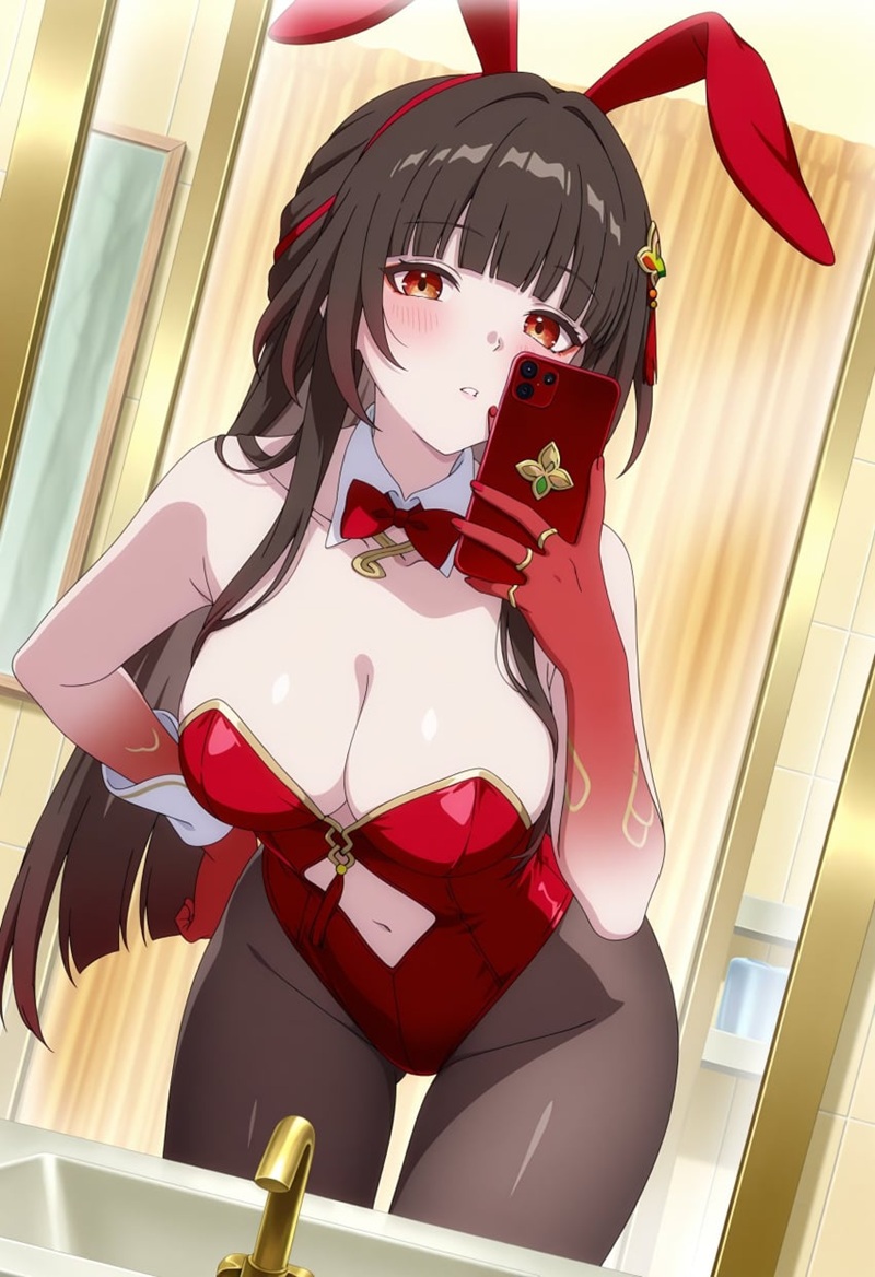 Ảnh Hentai Lingsha bú cu ngon lành