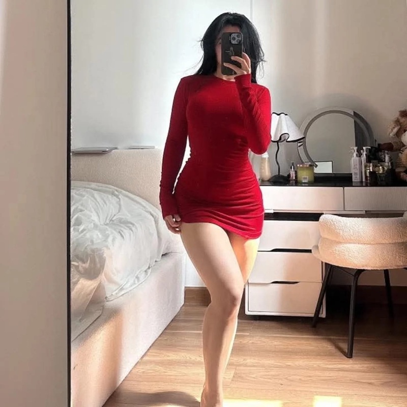 Ảnh Hoàng Hà bondage bị trói tay chân gợi tình