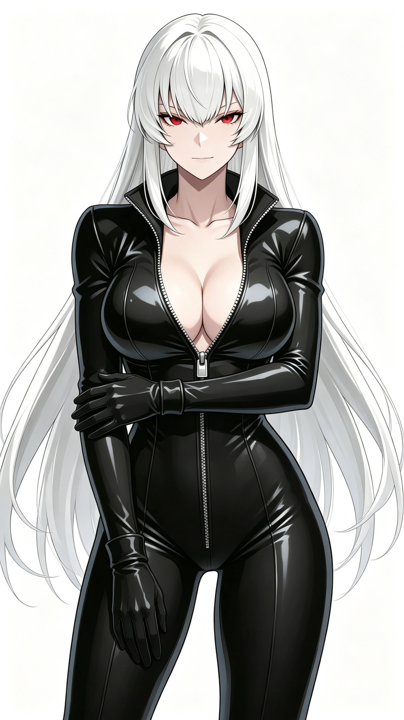 Anime Girl Mặc Bodysuit 2